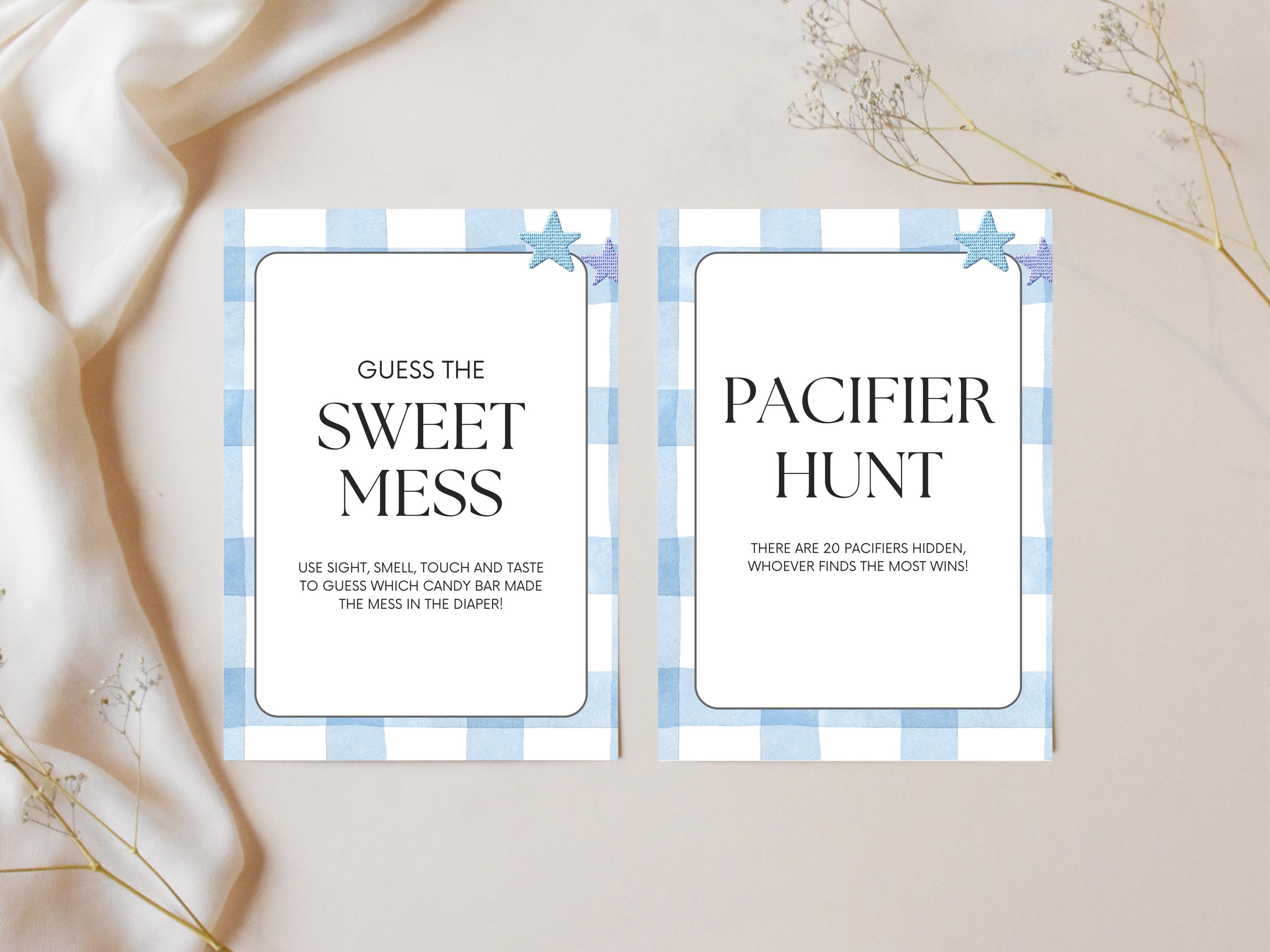 Blue Baby Shower Games Bundle, Boy Party Pack (digital Download) - Etsy ...