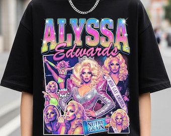 Camiseta de Alyssa Edwards: Drag Queen, LGBTQ, arcoíris y productos de igualdad de derechos.