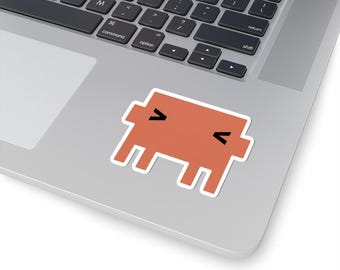 Claude Code Cute Laptop Sticker