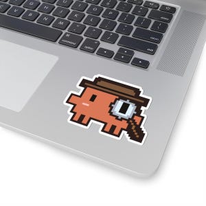 Naklejka na laptopa Claude Code Cute
