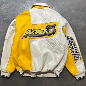 Avirex 75-årsjubileumsläderjacka Äkta kohud Aviator King Bikerjacka Lyxig streetwear-kappa Födelsedagspresent till honom bild 2