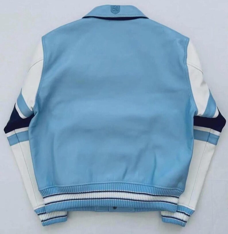 Avirex NY leren bomberjack heren echte koeienhuid varsity bikerjack handgemaakte echt leren jas luxe streetwear cadeau voor hem afbeelding 2