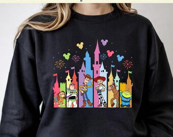 Toy Story Castle DTF, Toy Story Characters DTF, Disneyland Shirt, Heat Press Transfers, Disney Trip 2026