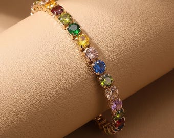 Luxurious Italian 925 Silver Moissanite Tennis Bracelet Handmade Luxury