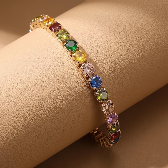 Luxurious Italian 925 Silver Moissanite Tennis Bracelet Handmade Luxury
