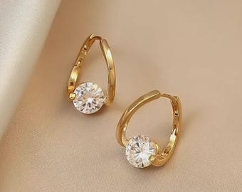 Handmade Moissanite 2 Carat Earrings 925 Sterling Silver Clip Earrings