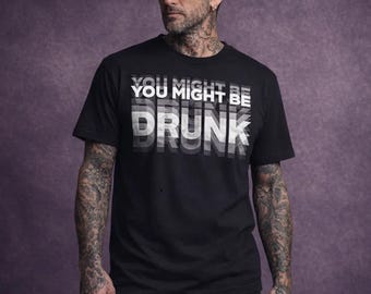 Grappig dronken grafisch T-shirt: Y2K Humor Drinking Saying Casual Streetwear T-shirt