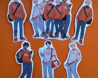 All for the Game Sticker Set "Monsters" | 6 pcs