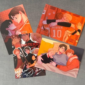 All For The Game Postkarten Set | Neil & Andrew | BL Buchkunst | 10x14,5cm