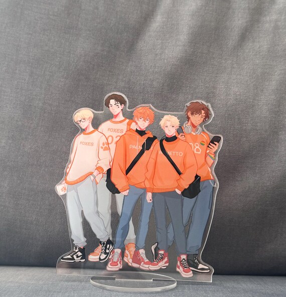 All for the Game Acrylic Stand | Foxes Fanart Standee | Monsters | 15 cm Acrylic Figure
