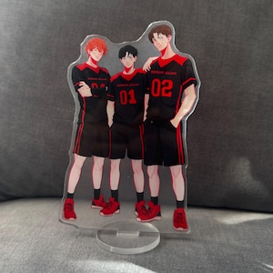 Supporto in acrilico Neil Kevin Riko / All for the Game / Raven Team 15 cm /