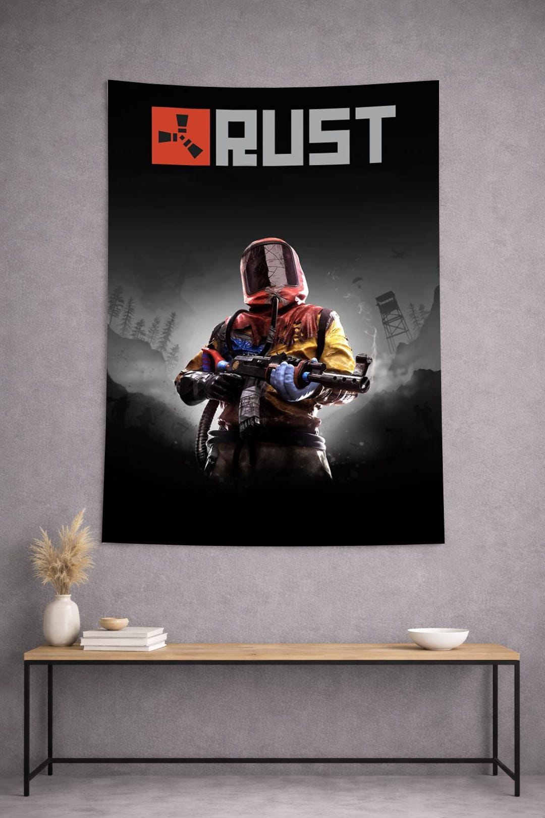 Rust Wall Art, Rust Tapestry, Wall Decor - Etsy