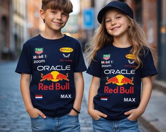Formula 1 Racing T Shirt for Boys and Girls