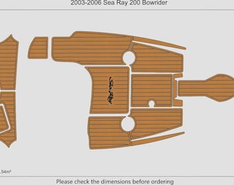 Sea Ray 200 Bowrider EVA Boat Flooring | Boat Deck Mat (2003-2006)