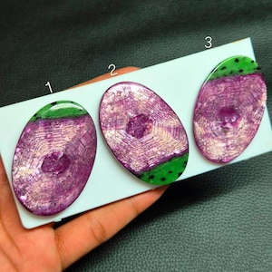 Unique Star Ruby Zoisite Cabochon: Healing Crystal Gemstone for Jewelry