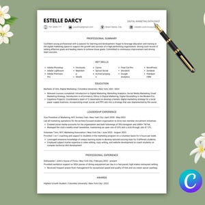 Tech Resume Template | Canva Editable Developer CV | Modern Software Engineer Resume | Instant Download