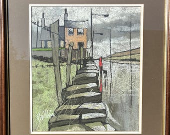 Original Contemporary Pastel Painting by Brian Phillips - Framed