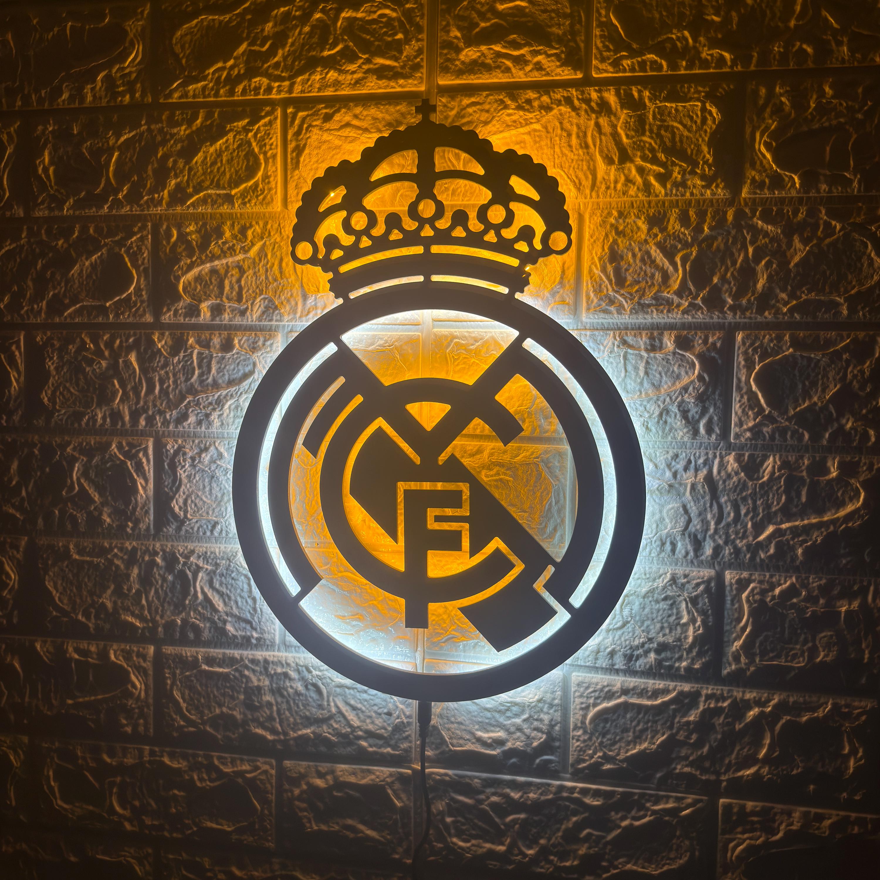 Real madrid led logo - Etsy 日本