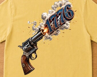 Comfort Colors Launched in 1776 Shirt 4th of Juli Tshirt,  America 250 Shirt, Independence Day  Tshirt, Vintage Patriotic Shirt, Freedom Tee