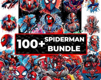 100+ Cartoon Bundle PNG, Cartoon Characters, Spiderman Cartoons Bundle, Retro Png Files, Cartoon Png, Superhero Clipart, T Shirts Design.