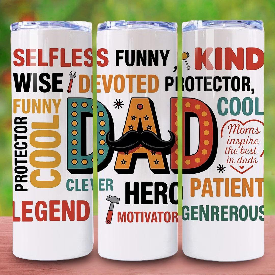 105+ Father Tumbler Wrap Designs Bundle, Father Sublimation Design ...