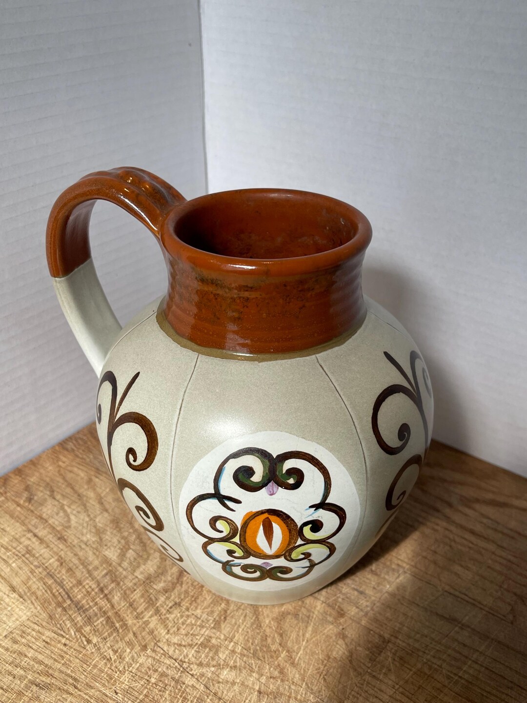 Vintage Denby Gypsy Bourne Jug/pitcher | 1970s English Studio Pottery ...