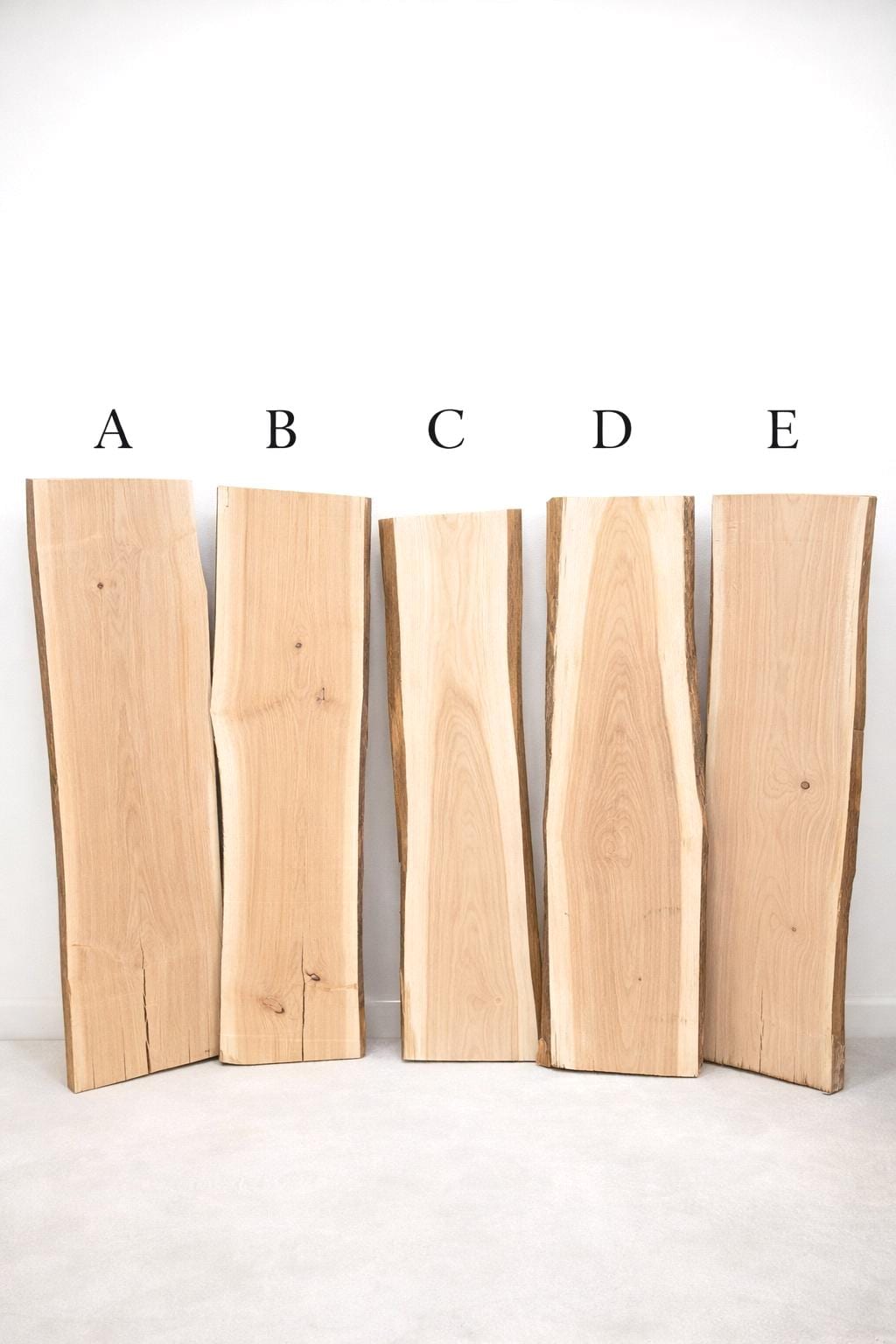 Tavole di legno di ciliegio con bordo vivo / Tavole di legno duro essiccate in forno per tavoli, scaffali, lavorazione del legno / Scegli la tua tavol