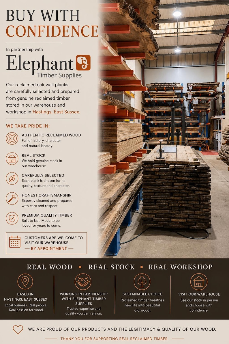 Burr Elm Live Edge Wood Slab: Ugnstorkad, naturlig karaktär (provpaket) bild 11