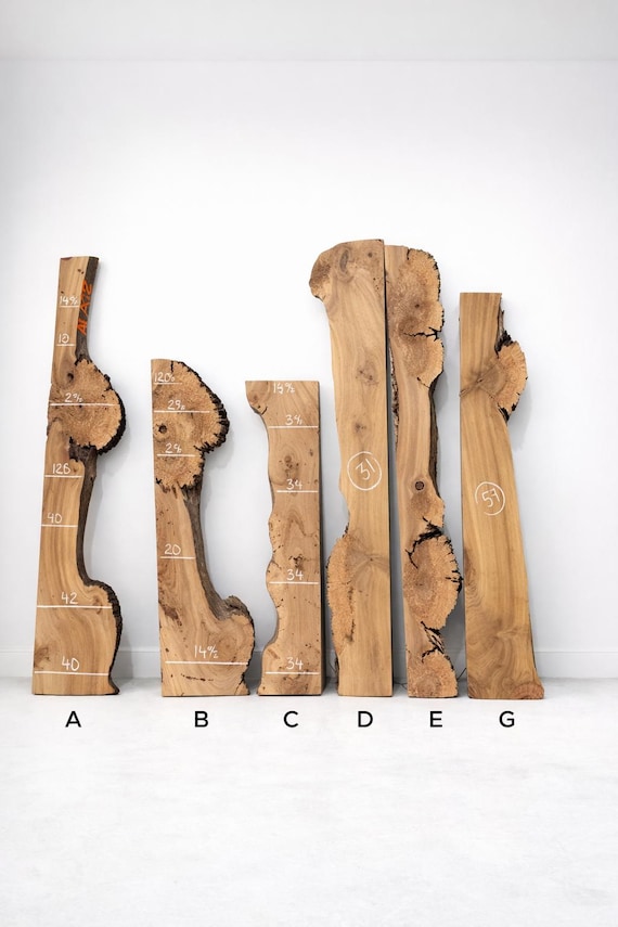 Burr Elm Live Edge Wood Slab: Kiln Dried, Woodworking Project| hallway shelf| entrance floating shelf | wooden shelf | Sample Pack