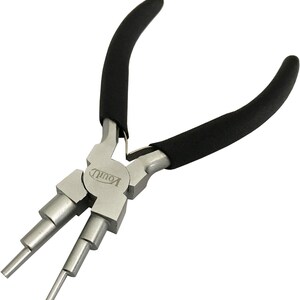 5.8" Bail Making Pliers – 6 Step Multi-Size Jewelry Looping Tool