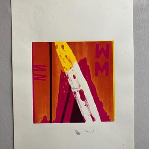 Siebdruck Formenmix 2 / Mixed Shapes Screen Print 2