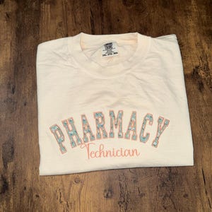 Camisa bordada de técnico de farmacia / Sudadera de técnico de farmacia / Ropa de técnico de farmacia