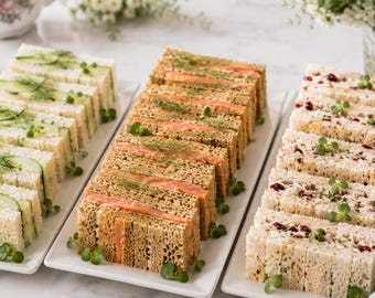 English Tea Sandwiches Recipe | Classic Afternoon Tea Party Food (Printable PDF)