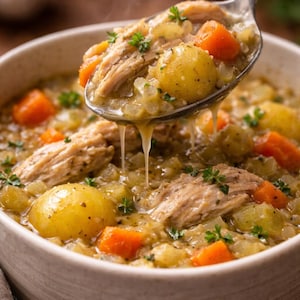 Ricetta di stufato di pollo e verdure / Cena confortante in un'unica pentola, pasto sostanzioso