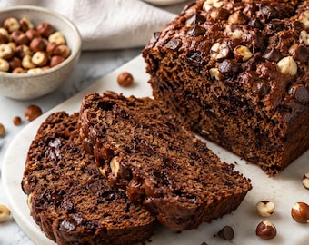 Recept voor bananen-mokkabrood (digitale download)