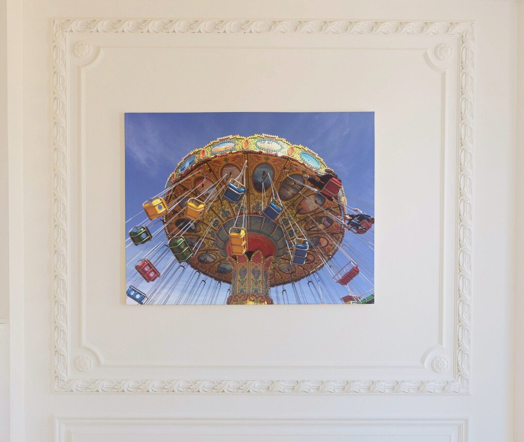 Fun on the Carousel Wall Art Carousel Canvas Prints - Etsy