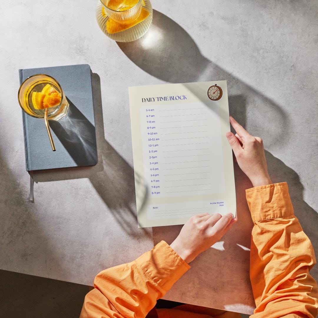 Time Management Planner Bundle | Efficiency Roadmap Blueprint ...