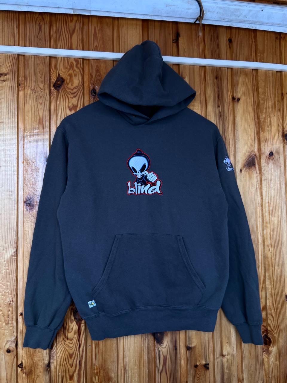 90s USA製 blind skate 袖プリ スウェットパーカー ブラインド Blind skateboards hoodie - Etsy 日本
