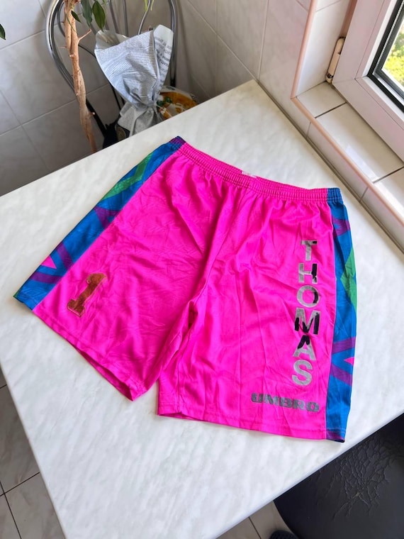 Umbro, Vintage 90's Umbro 1994 England Made Football Shorts Soccer Mens Size L Rare