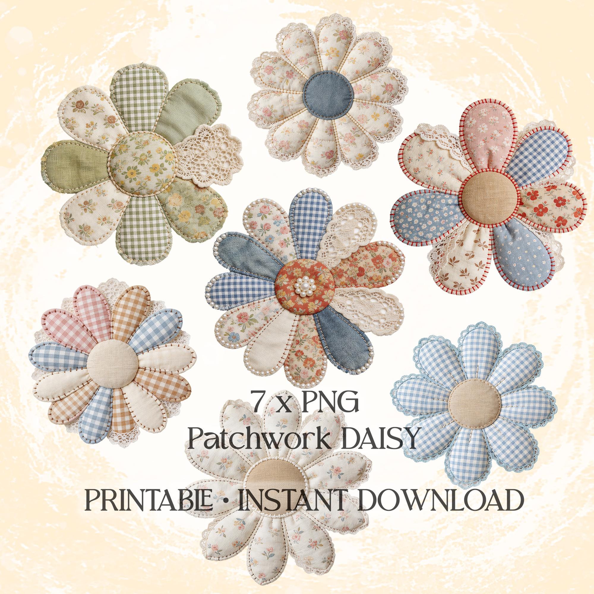 Patchwork Daisy - Etsy