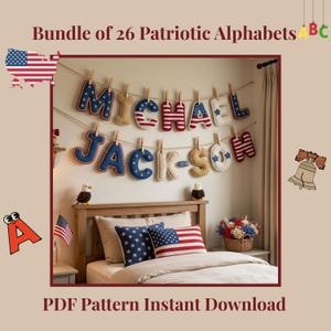 Patchnaam | A-Z gehaakte briefpatroonbundel pdf | Gevulde alfabetpatronen | Pluche letters voor de kinderkamer | Eerbetoon aan Michael Jackson