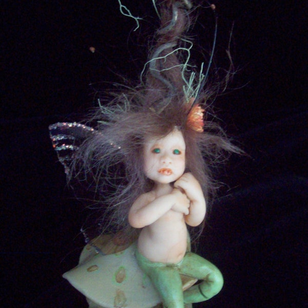 reserved for susan...OOAK handmade baby fairy sculpted fairy fae pixie