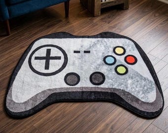 Anti-Rutsch-Gaming-Bodenmatte - Gamepad-Design für Schlafzimmer & Gaming Station