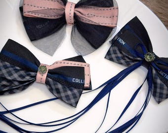 JK Style Plaid Bow Bag, Sweet Goth Messenger with Ribbons Timeless classic for all ages The "can't-go-wrong" gift