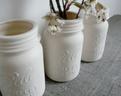 Ceramic Mason Jar Porcelain Vase