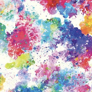 Moda GRADIENTS EUPHORIA Floradescent Color Bursts Blenders Watercolor Rainbow