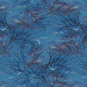 P&B Textiles AUTUMN RETREAT Moon Blue
