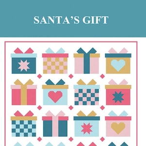 SANTA&#39;S GIFT by Satomi Quilts Quilt Pattern