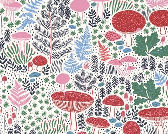 Cloud9 Fabrics AUTUMN WALK by Emily Taylor Forest Path
