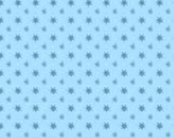 STOF Fabrics by Blank Quilting S BEST BITS Tiny Set Stars Aqua